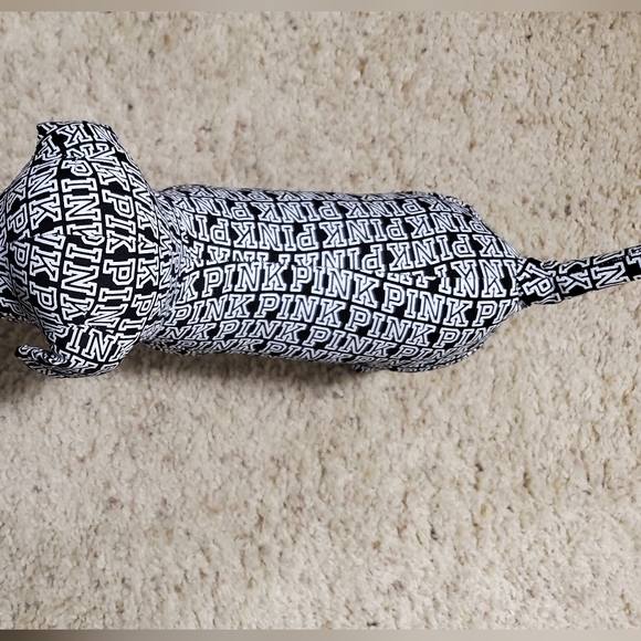 Victoria's Secret PINK Dog Plush LOGO 10X14 RARE - Picture 3 of 6